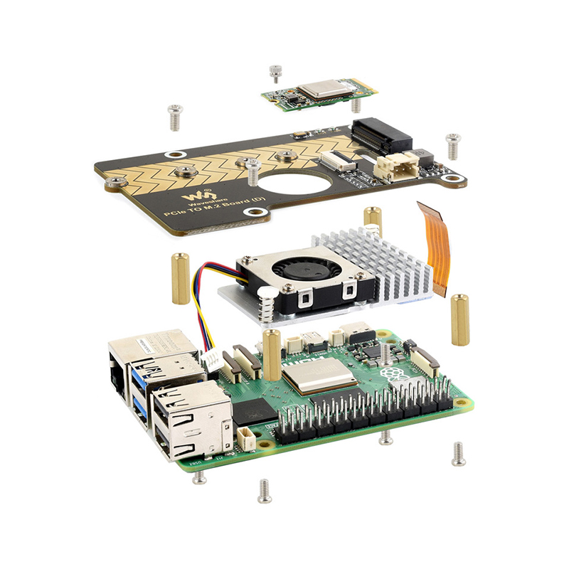 Original Raspberry Pi 5 PCIe t - огляд і ціна Raspberry Pi 5 8Gb Kit